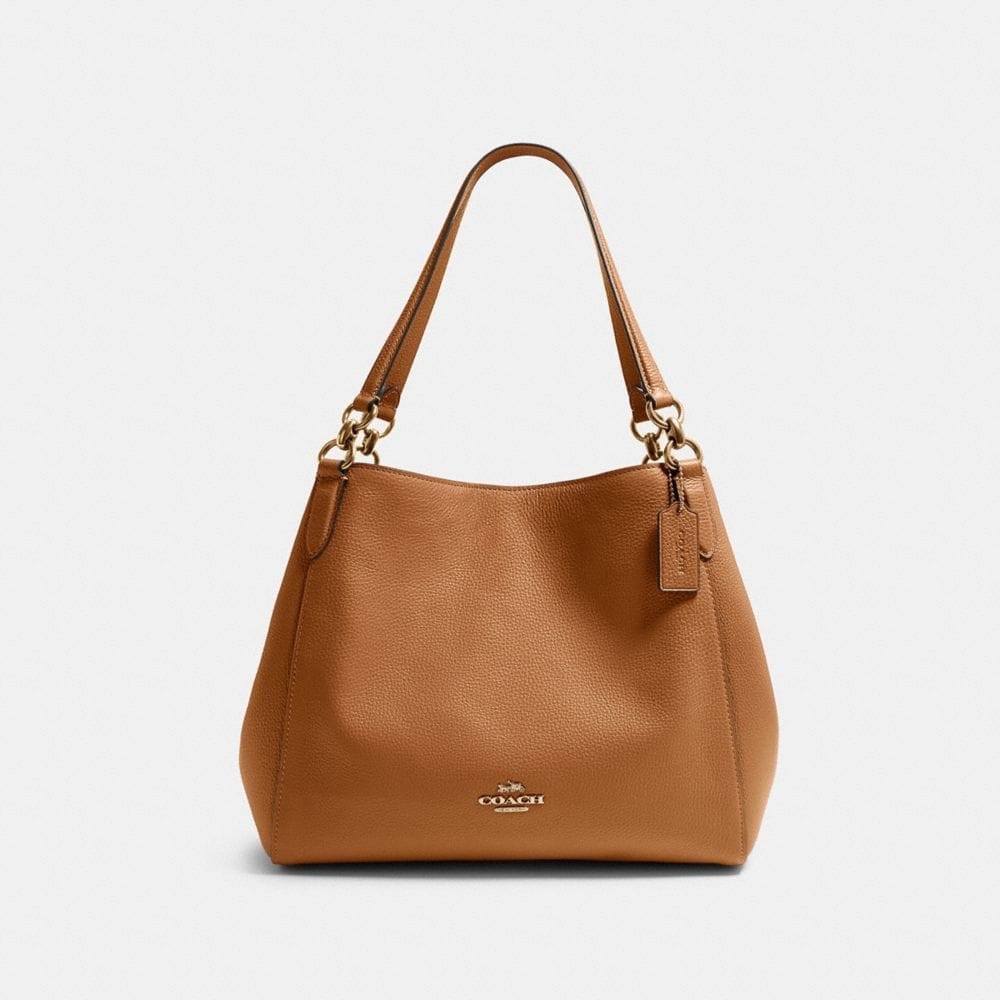 NWOT Coach Hallie Shoulder Leather Bag